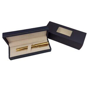Conklin Duragraph Metal Fountain Pen in Gold - Fine Point - New in Box